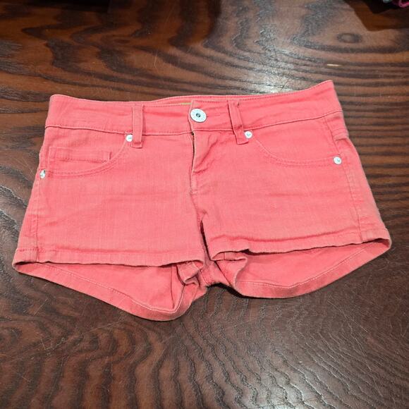 Vanilla Star Pink Low Rise Shorty Surf Y2K Summer Short Shorts - Picture 7 of 7